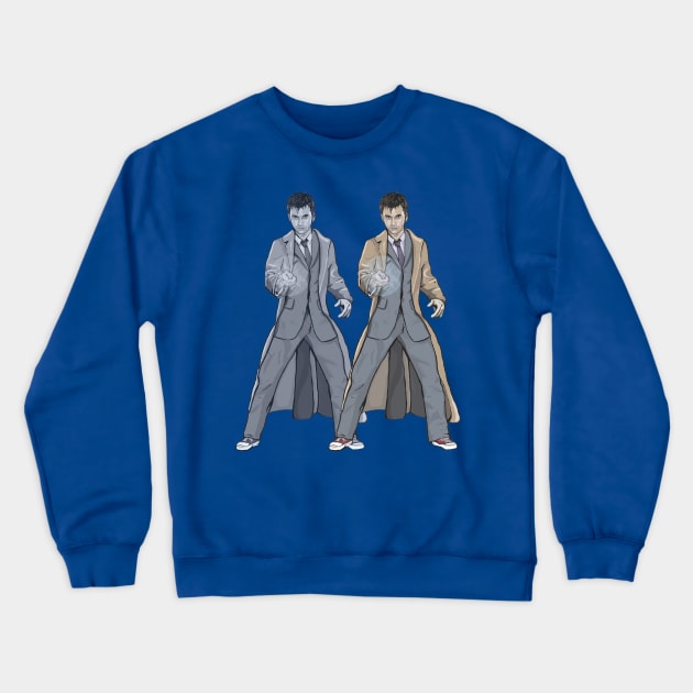 Dr Who- Warhol style Crewneck Sweatshirt by FanboyMuseum